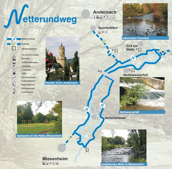 Nettewanderweg - Andernach am Rhein